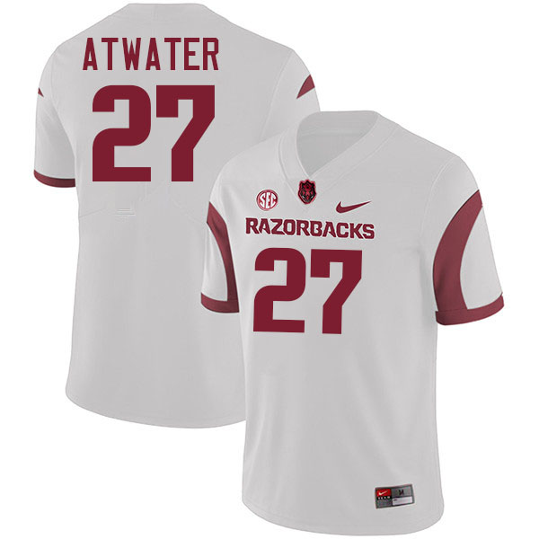 Steve Atwater Arkansas Jersey,Arkansas Razorbacks #27 Steve Atwater Jersey Youth College-Retro White